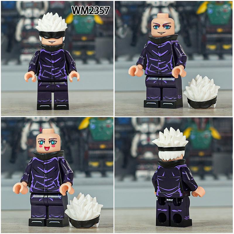 Jujutsu Kaisen Mini Figure Brick Set – All Character Assembly Toy, Anime Building Block Collectible Gift for Fans