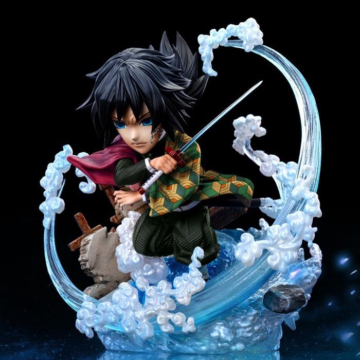 Demon Slayer Water Hashira Figure – Giyu Tomioka Anime Model, Collectible Display Statue