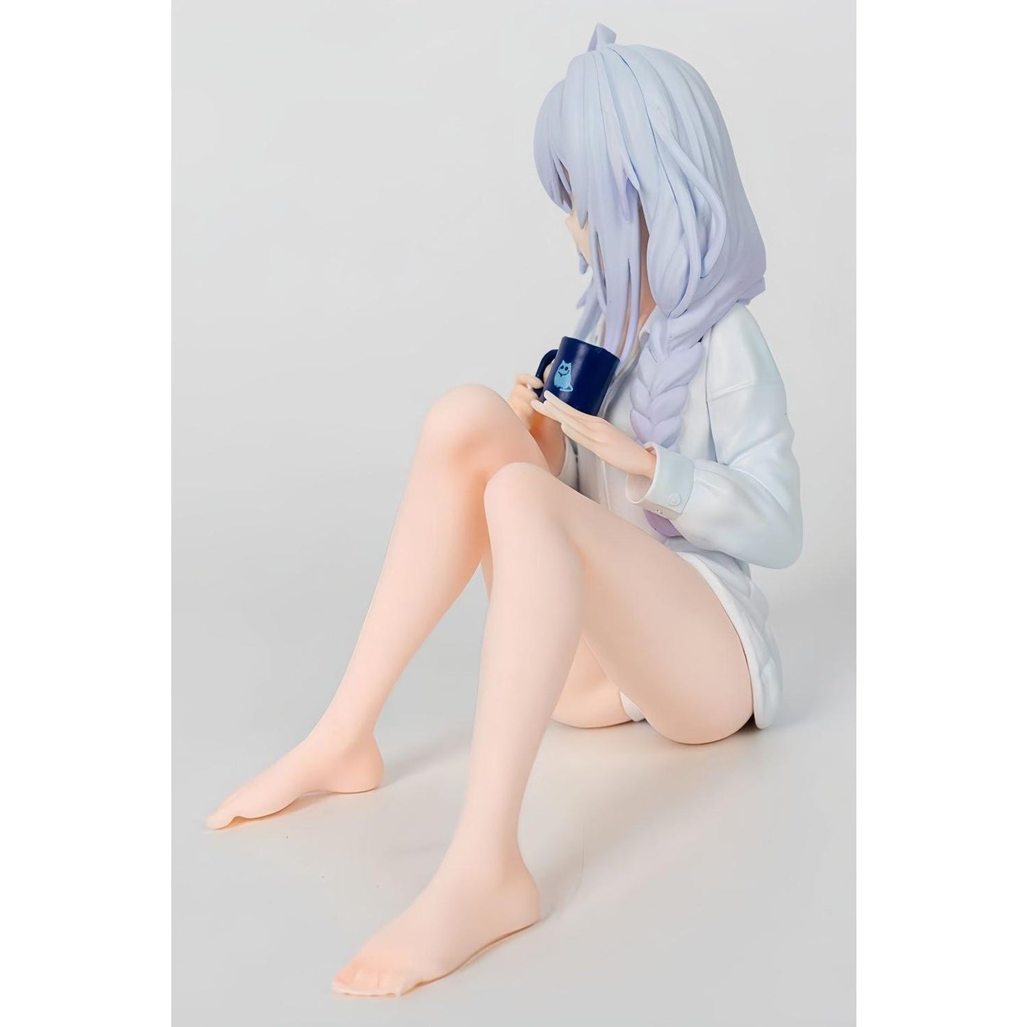 Wandering Witch Sitting Sorceress GK Elaina Figure – Premium Resin Anime-Style Collectible Statue, Fantasy Magic Girl Gift Decor for Fans