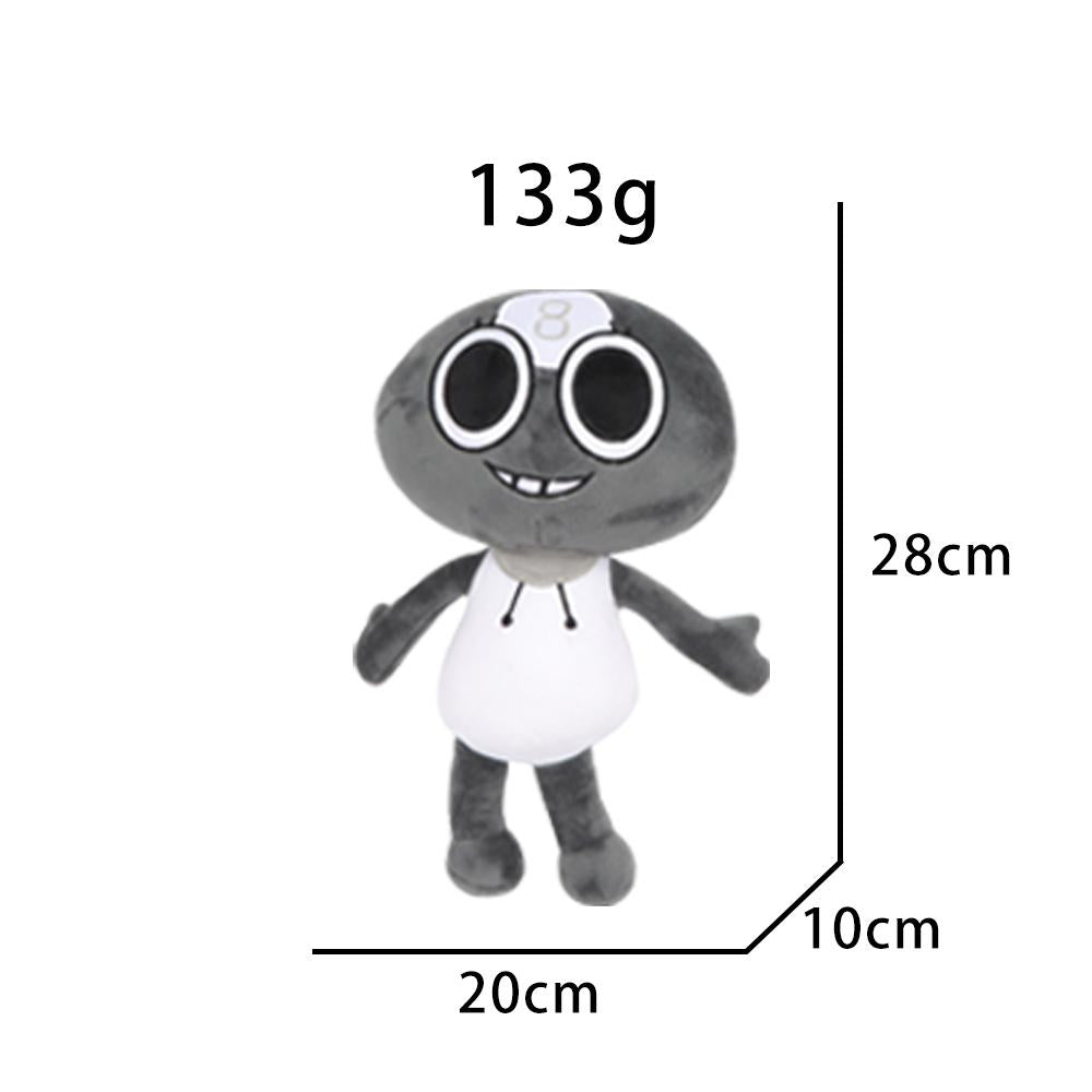 Dandy's World Plush 11" Cosmo Plush Stuffed Figure Pillow for Video Game Fans Room Decor with a Sticker Set