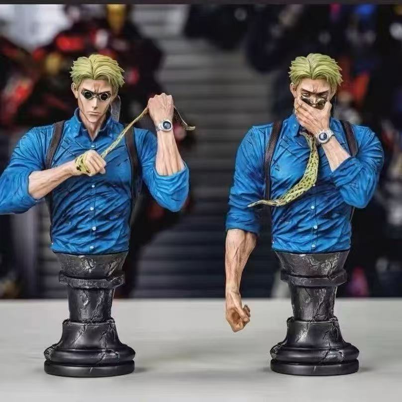 Jujutsu Kaisen Nanami Kento Collectible Figure Set – Anime Character Statue with 2 Interchangeable Upper Body Parts, Gift for Fans and Collectors