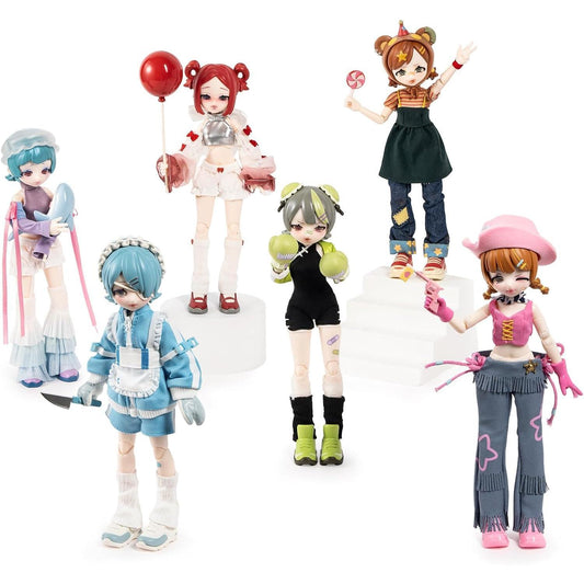 Eve-Lynna Dream Paradise Series Single Box (Contains 1 Figure), 1/12 MJD Blind Box Cute Figures Collectibles Birthday Gift