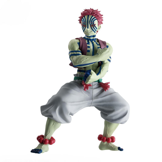 Demon Slayer Blade Fighter Akaza Infinite Castle Battle Figure – 22cm Anime Action Model, Collectible Display Statue