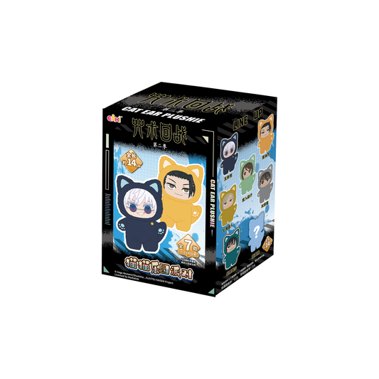 JJK Cat Jujubu Doll Plush Blind Box-Gojo Satoru Nanami HaiBara Shoko Mystery Box for Anime