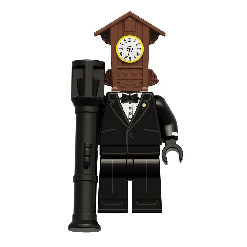 Toilet Man vs Camera Man Mini Figure Set – Titan Speaker Man & TV Man Building Block Toy, Assembly Collectible Model