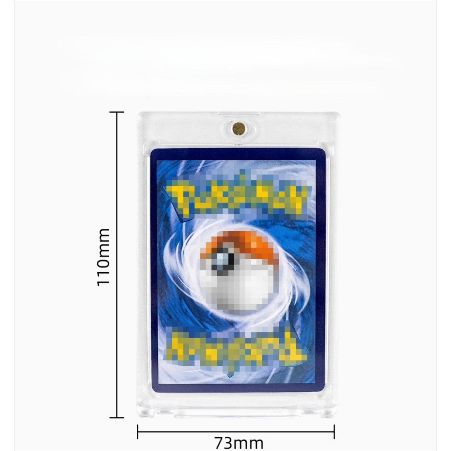 Anime Card Magnetic Display Case – Clear Acrylic Protector Card Holder for Game TCG Collection Cards, Gift for Trading Card Fans