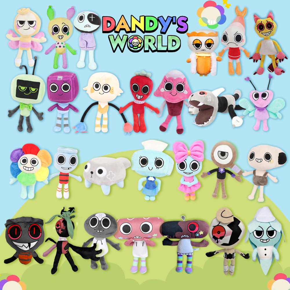 Dandy's World Plush 11" Cosmo Plush Stuffed Figure Pillow for Video Game Fans Room Decor with a Sticker Set