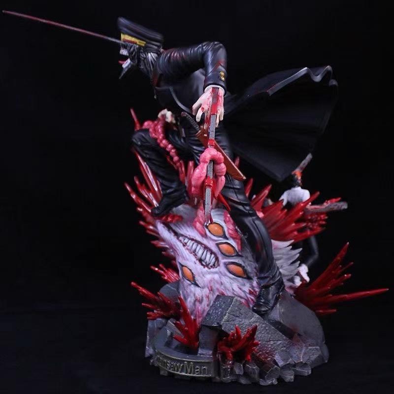Katana Devil Figure with Makima, Denji & Pochita – Chainsaw Man Anime Collectible Set